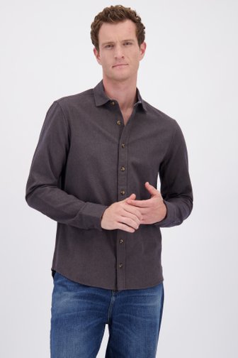 Le devant de Chemise vert olive - Regular fit de Ravøtt pour Hommes