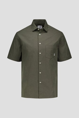 Chemise verte à carreaux - regular fit