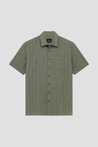 Photo produit 1 de Chemise verte à manches courtes – Regular fit de Bluefields pour Hommes
