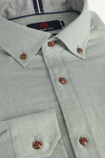 Le devant de Chemise verte chinée - Comfort fit de Dansaert Blue pour Hommes