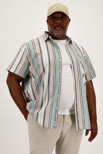 Chemise verte en look lin - regular fit de Jefferson pour Hommes