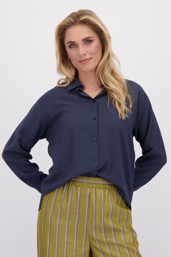 Le devant de Chemisier bleu foncé de Libelle pour Femmes
