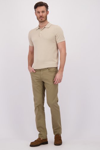 Le devant de Chino beige – Jackson – Regular fit de Brassville pour Hommes