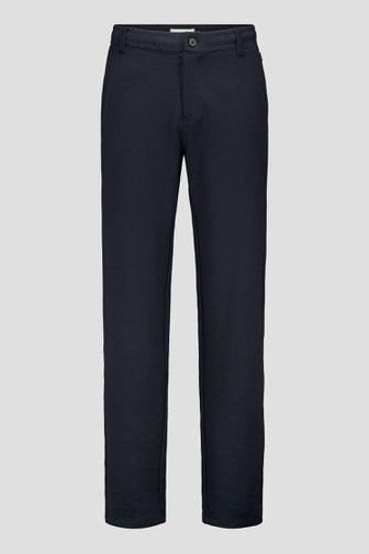 Le devant de Chino bleu foncé extensible de Casual Five pour Hommes