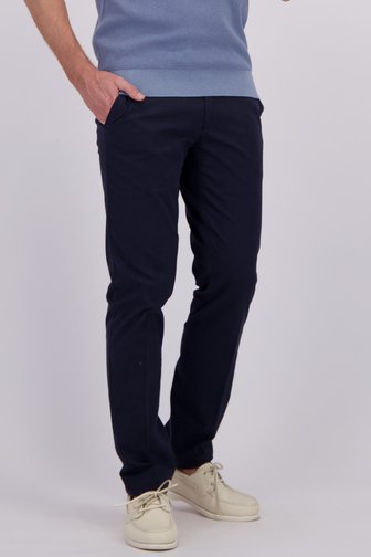 Le devant de Chino bleu foncé - Louisiana - regular fit de Brassville pour Hommes