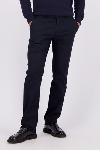 Le devant de Chino bleu foncé - Vancouver - Regular fit de Brassville pour Hommes
