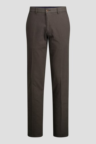 Photo produit 1 de Chino brun foncé - Milano - Slim fit de Brassville pour Hommes