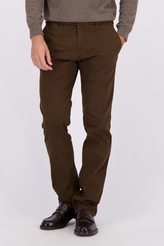 Le devant de Chino brun – Vancouver – Regular fit de Brassville pour Hommes