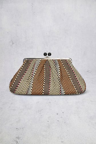 Voorkant van Clutch met multicolor grafisch motief door Bulaggi voor Dames