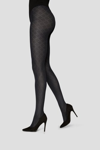 Le devant de Collants noirs à motif géométrique – 70 den de Marcmarcs pour Femmes