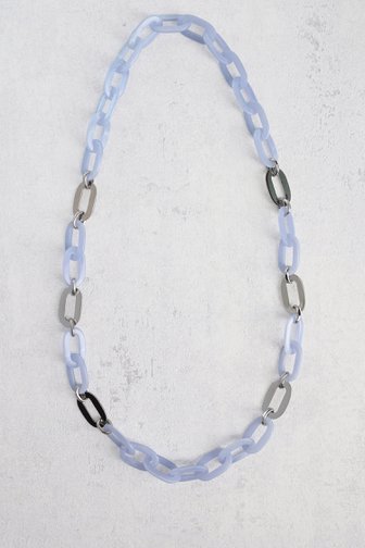 Collier à maillons bleu clair de Liberty Island pour Femmes