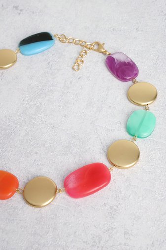 Collier coloré de Liberty Island pour Femmes