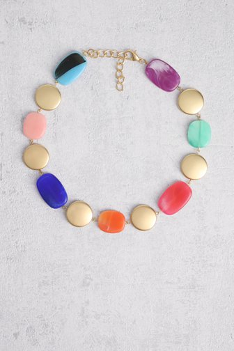Collier coloré de Liberty Island pour Femmes