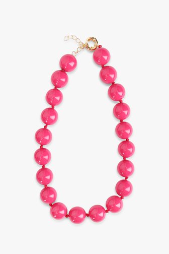 Collier rose avec perles de Liberty Island pour Femmes