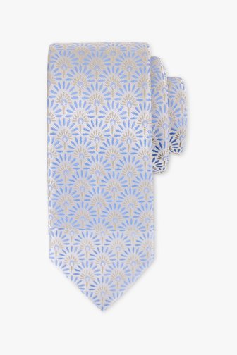 Cravate bleu clair à motifs chatoyants de FORME pour Hommes