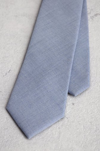 Le devant de Cravate bleu clair à texture de Dansaert Black pour Hommes