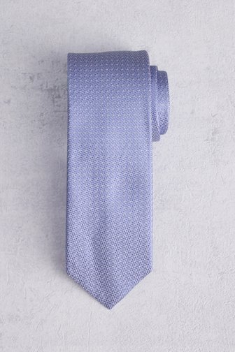 Cravate bleu clair avec motif délicat de Liberty Island pour Hommes