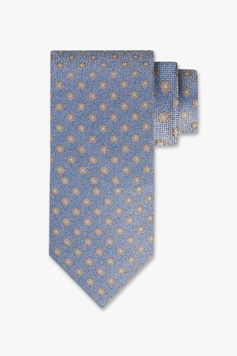 Cravate bleue avec motif floral de Michaelis pour Hommes