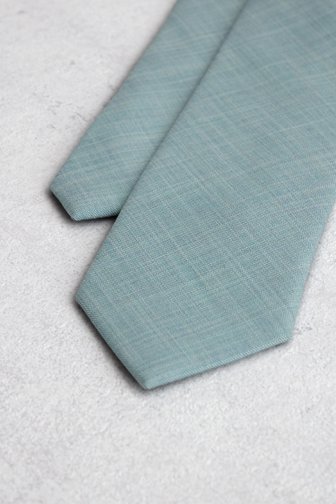 Le devant de Cravate vert menthe à texture de Dansaert Black pour Hommes