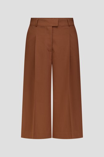 Photo produit 1 de Culotte brune avec plis de D'Auvry pour Femmes