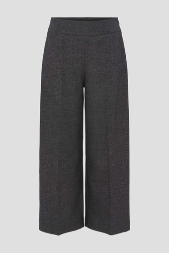 Culotte ecru-noir chinée - longueur 7/8 de Opus pour Femmes