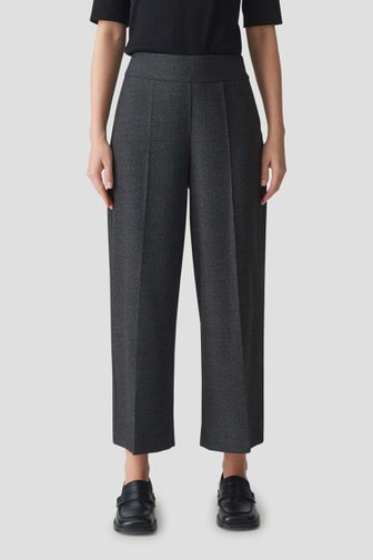 Culotte ecru-noir chinée - longueur 7/8 de Opus pour Femmes