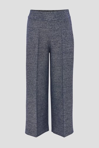 Culotte marine-blanc - longueur 7/8 de Opus pour Femmes
