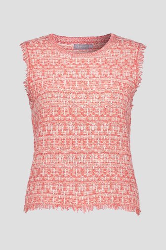 Débardeur en maille corail de Geisha pour Femmes
