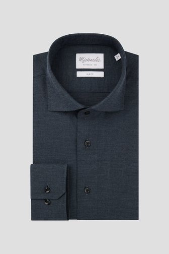 Michaelis Donkerblauw hemd - Slim fit