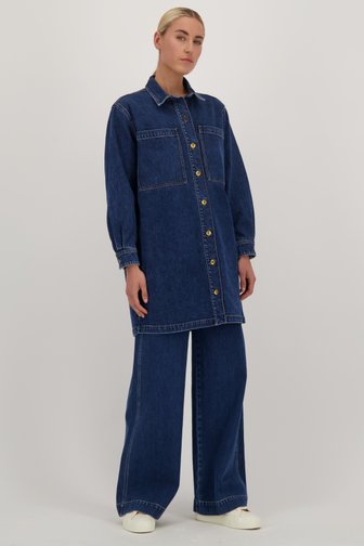 Liberty Island Denim Donkerblauw jeanskleed