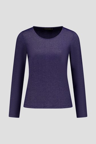 Productfoto 1 van Donkerblauw T-shirt met glitters door Claude Arielle voor Dames