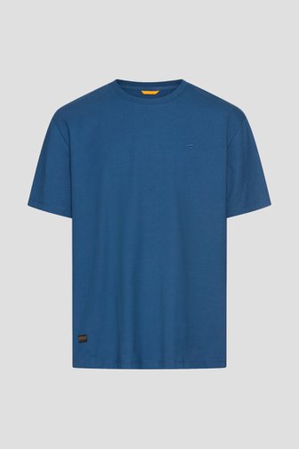 Voorkant van Donkerblauw T-shirt met korte mouwen door Camel active voor Heren