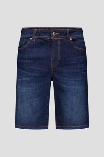 Donkerblauwe bermuda in denim van Ravøtt voor Heren