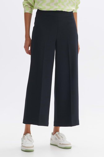 Opus Donkerblauwe culotte