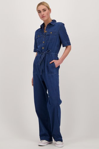 Donkerblauwe denim jumpsuit van Liberty Island Denim voor Dames