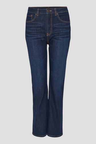 Donkerblauwe flared jeans - 7/8 lengte van Opus voor Dames