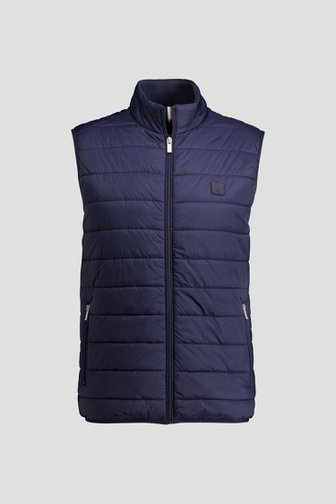 Extra foto 5 van Donkerblauwe gewatteerde bodywarmer door Dansaert Blue voor Heren