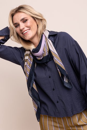 Extra foto 5 van Donkerblauwe hemdblouse door Libelle voor Dames
