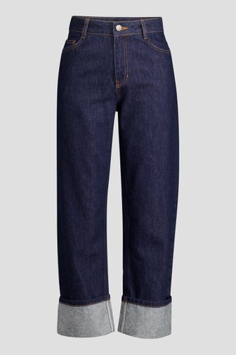 Productfoto 1 van Donkerblauwe jeans  - 7/8 lengte door More & More voor Dames