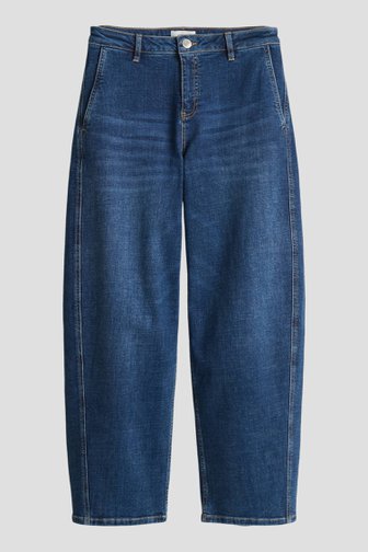 Voorkant van Donkerblauwe jeans - Barrel fit - 7/8 lengte  door Opus voor Dames