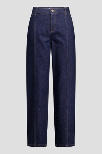Voorkant van Donkerblauwe jeans - Barrel fit door LŌVING voor Dames
