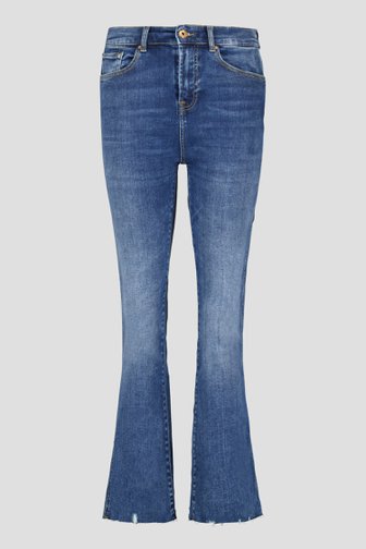 Donkerblauwe jeans - Fanny - Slim cropped fit van Liberty Island Denim voor Dames