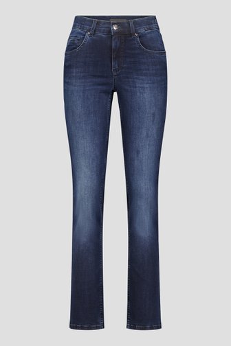 Voorkant van Donkerblauwe jeans met pailletten – Straight fit door Angels voor Dames