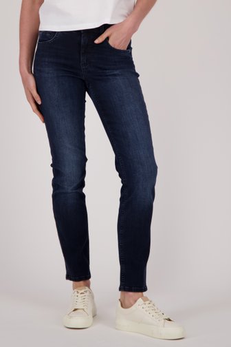 Voorkant van Donkerblauwe jeans met pailletten – Straight fit door Angels voor Dames