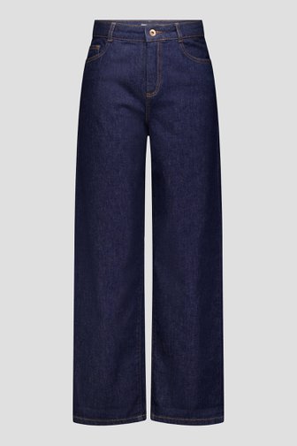 Voorkant van Donkerblauwe jeans met wijde fit door Libelle voor Dames