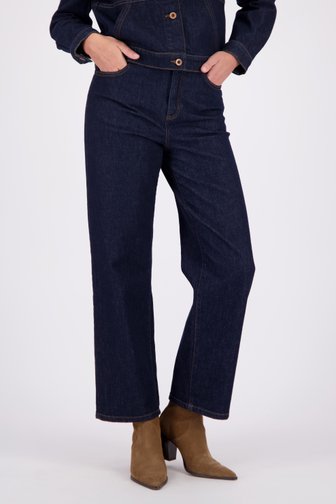 Voorkant van Donkerblauwe jeans met wijde fit door Libelle voor Dames