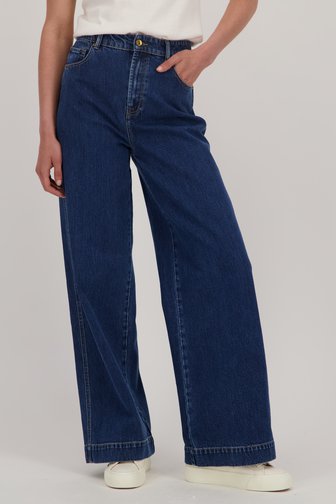 Liberty Island Denim Donkerblauwe jeans - Wide leg fit