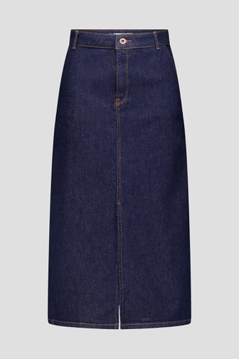 Voorkant van Donkerblauwe jeansrok door Libelle voor Dames