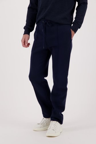 Donkerblauwe jogging met elastische taille van Liberty Island homewear voor Heren