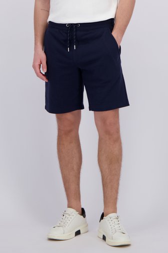 Voorkant van Donkerblauwe joggingshort door Liberty Island voor Heren